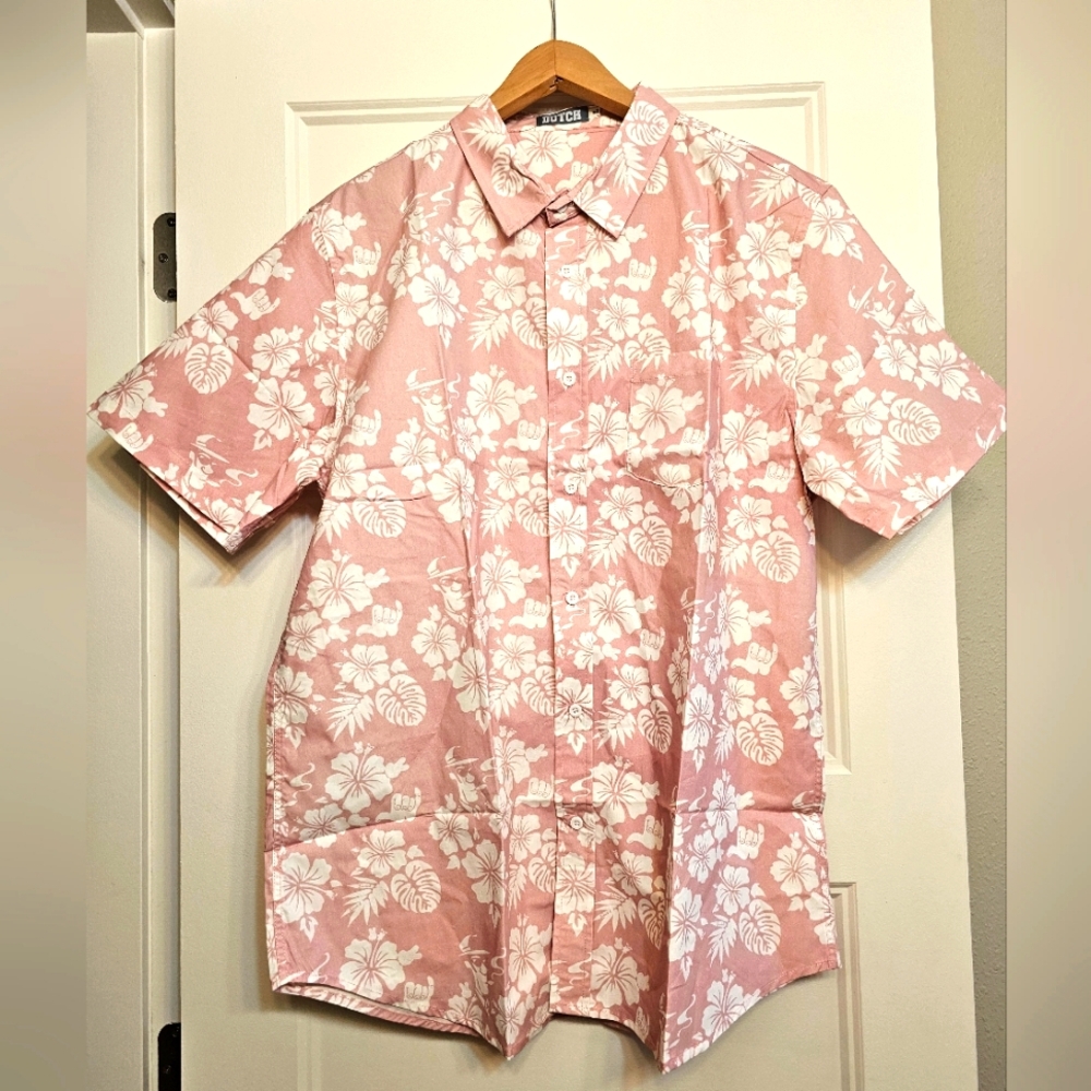 RARE Dutch Bros Hawaiian Shirt